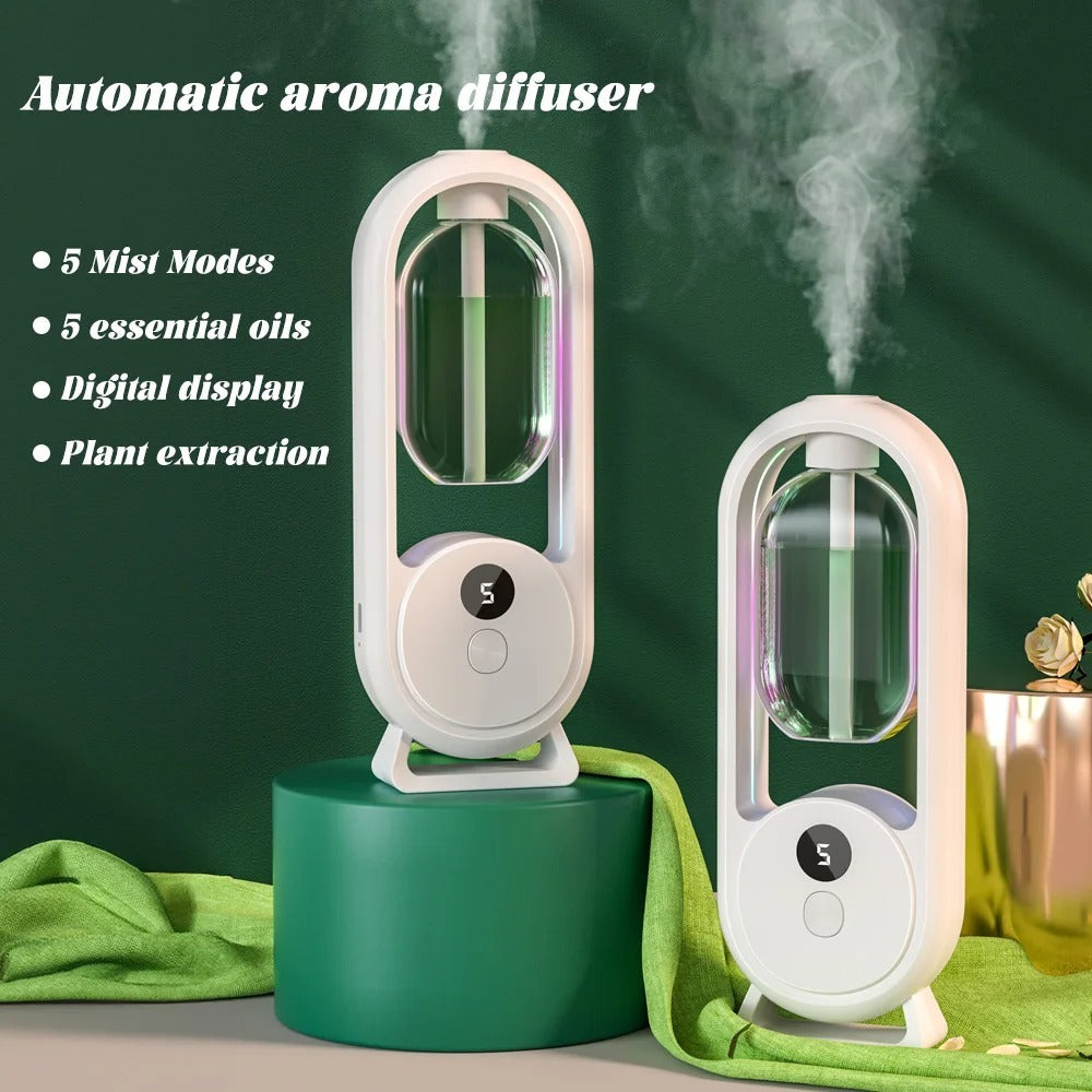 Rechargeable Aroma Diffuser – 5 Modes, 50ml